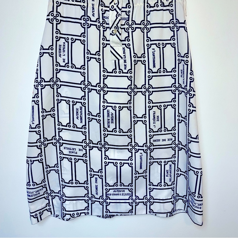 LANVIN Vintage Streets of Paris Dress - Picture 6 of 11